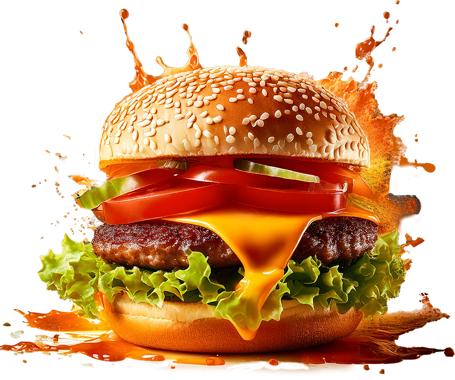 Mandiles burger illüstrasyon 1